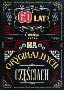 KARNET URODZINY 60