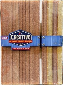 CREATIVE CONSTRUCTION - WOOD 4 PAK, LITTLE TIKES