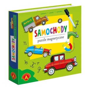 PUZZLE MAGNETYCZNE - SAMOCHODY ALEX, ALEXANDER