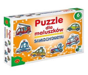 PUZZLE DLA MALUSZKÓW SAMOCHODZIK ALEX, ALEXANDER