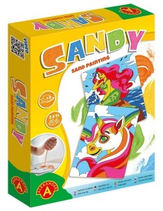 SANDY PIASKOWE MALOWANKI SYRENKA, JEDNOROŻEC ALEX