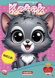 ZWIERZAKI PRZYTULAKI. KOTEK Z NAKLEJKAMI