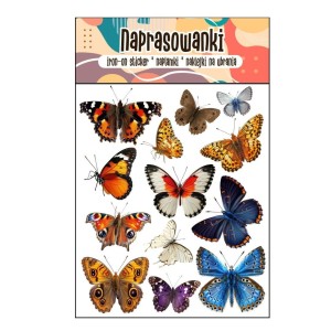 NAPRASOWANKI TERMO NAKLEJKI NA UBRANIA MOTYLE