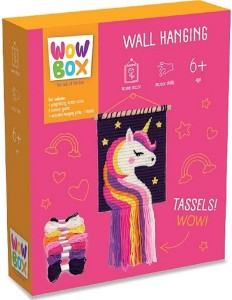 WOW BOX. ZESTAW MAKRAMA JEDNOROŻEC, TM TOYS