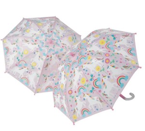 PARASOLKA ZMIENIAJĄCA KOLORY TĘCZOWE WRÓŻKI