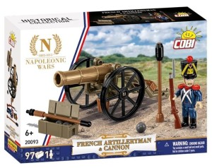 FRENCH ARTILLERYMAN & CANNON
