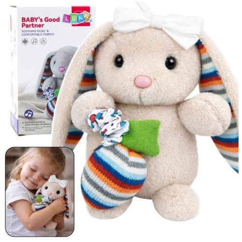 Króliczek pluszowy pozytywka, Leantoys