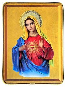 OBRAZEK STOJĄCY SERCE MARYI