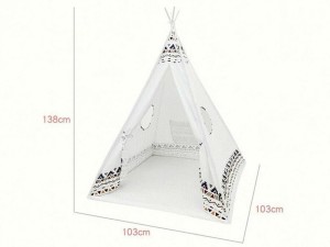 NAMIOT WIGWAM 103X103X138CM, MADEJ