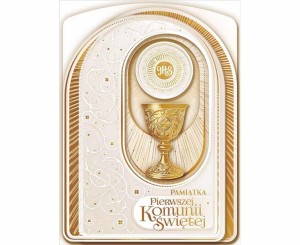 KARTKA OKOLICZNOŚCIOWA KOMUNIA XL01