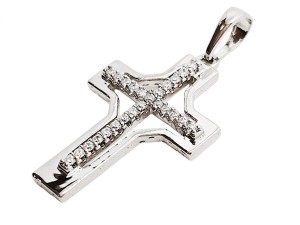 ZAWIESZKA KRZYŻYK 28X18MM