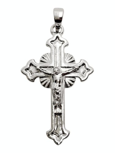 Zawieszka Krzyżyk Posrebrzany 30x18mm