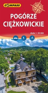 MAPA - POGÓRZE CIĘŻKOWICKIE, PRACA ZBIOROWA