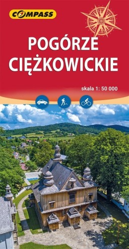 Mapa - Pogórze Ciężkowickie, praca zbiorowa