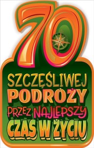 KARTKA OKOLICZNOŚCIOWA URODZINY 70