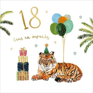 KARTKA OKOLICZNOŚCIOWA URODZINY 18