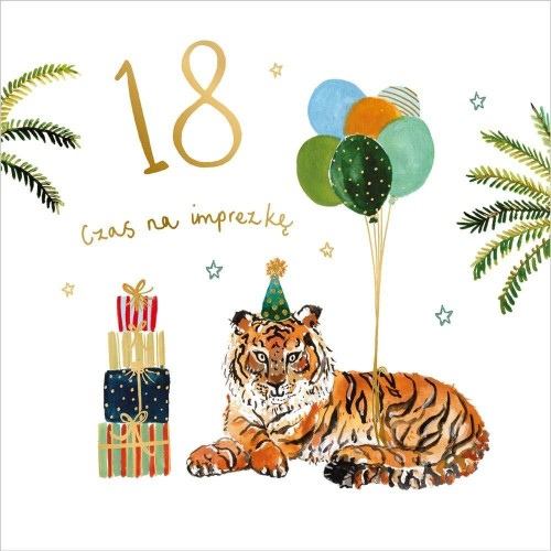 Kartka okolicznościowa Urodziny 18