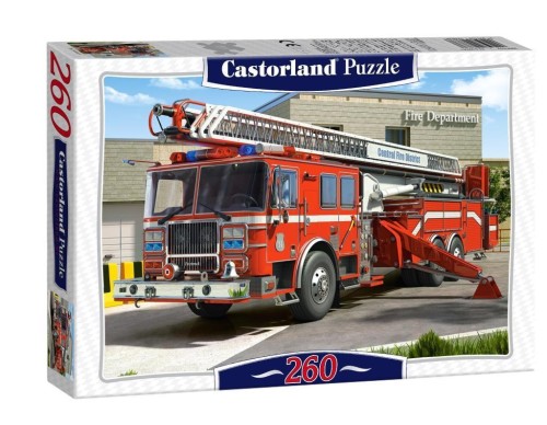 Puzzle 260 Wóz Strażacki CASTOR, Castorland