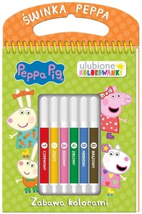 PEPPA PIG. ULUBIONE KOLOROWANKI 3. ZABAWA KOLORAMI
