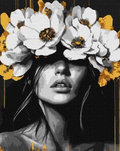 MALOWANIE PO NUMERACH - HARMONIA PŁATKÓW METAL