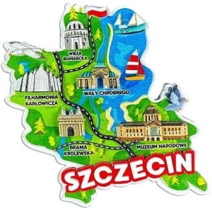 MAGNES I LOVE POLAND SZCZECIN ILP-MAG-C-SZCZ-36