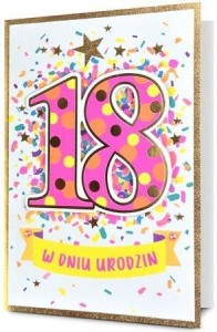 KARNET URODZINY OSIEMNASTKA