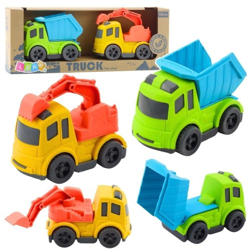 Pojazdy budowlane bio plastik, Leantoys