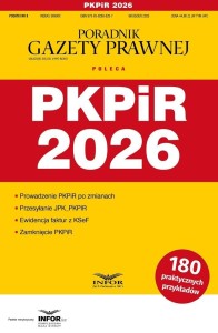 PKPIR 2026. PODATKI 8/2025, PRACA ZBIOROWA