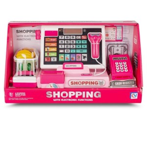 KASA FISKALNA Z KALKULATOREM DO ZABAWY W SKLEP