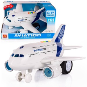 SAMOLOT ZABAWKA PASAŻERSKI INTERAKTYWNY, LENA