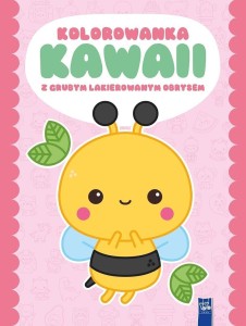 KOLOROWANKA KAWAII Z GRUBYM LAKIEROWANYM OBRYSEM