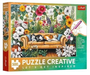 PUZZLE 500 KOCIA ORANŻERIA, TREFL