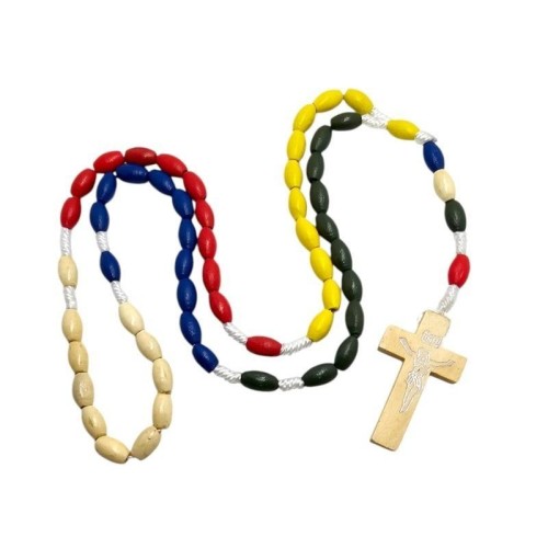 Różaniec misyjny owalny