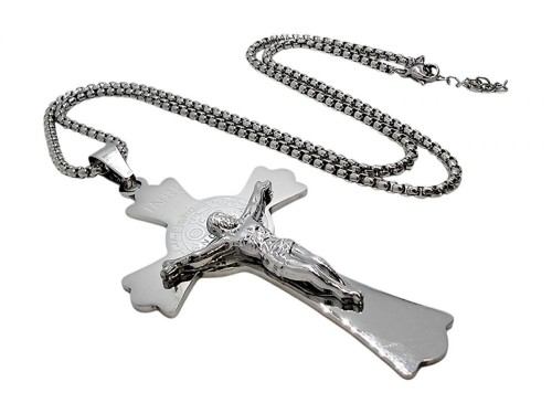 Wisior Krzyż srebrny