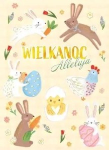 KARNET B6 WIELKANOC ZAJĄCZKI