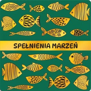 KARNET JEDNOSTRONNY ZŁOTE RYBKI