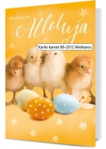 Karnet B6 Wielkanoc