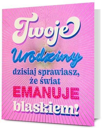 Karnet B6 Urodziny