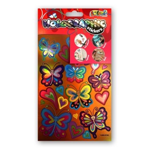 NAKLEJKI HOLOGRAPHIC BUTTERFLIES PENMATE