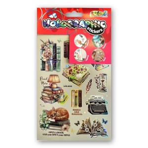 NAKLEJKI HOLOGRAPHIC BOOKS PENMATE