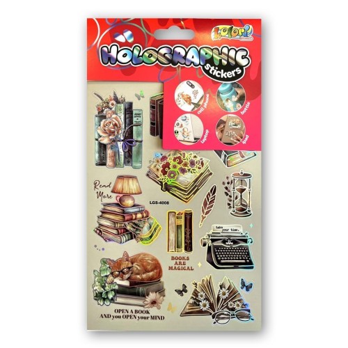 Naklejki holographic books PENMATE