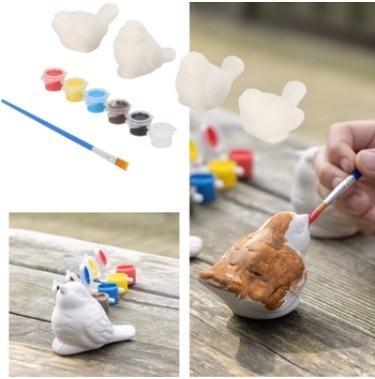 Zestaw do malowania ptaszków DIY, Esschert Design