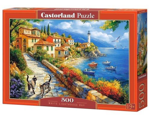 Puzzle 500 White Lighthouse Bay CASTOR, Castorland
