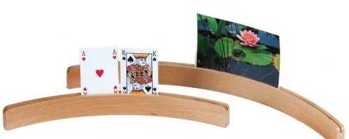 Stojak na karty holder drewniany 50cm, Quint