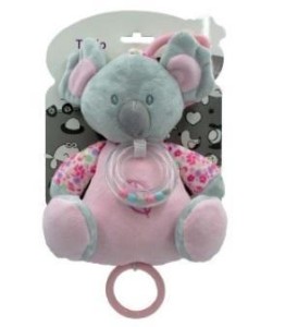 POZYTYWKA KOALA RÓŻOWA 18CM, TULILO