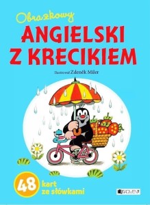OBRAZKOWY ANGIELSKI Z KRECIKIEM (NIEBIESKI)