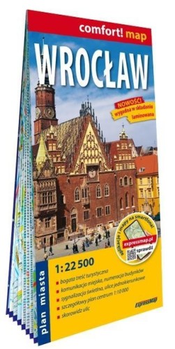 Comfort! map Wrocław 1:22 500, praca zbiorowa