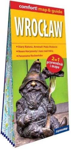 Wrocław laminowany map&guide 2w1