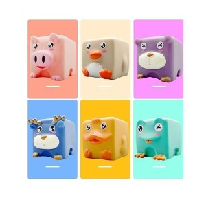 MIĘKKIE KLOCKI SENSORYCZNE 6 ELEMENTÓW, SMILY PLAY