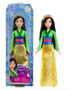 DISNEY PRINCESS LALKA MULAN HLW14, MATTEL
